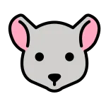 Mouse Face SVG Icon